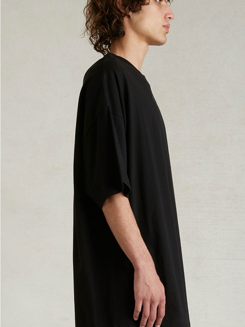 Essentials Fear of God Black Oversized Crew Neck T-Shirt Unidex Size Small - Picture 3 of 10